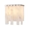 Z-Lite Viviana Wall Sconce, 2-Light, 7.5 In.W x 4.75 In.L x 8 In.H, Polished Nickel/Alabaster 345-2S-PN - alternate 1